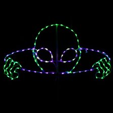 Image of Halloween LED Alien Rising 50"